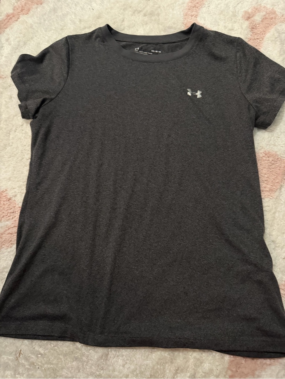 Under Armour Women's Charcoal Gray Short Sleeve Performance Tee